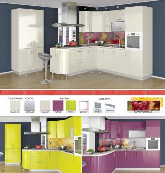 Модульна кухня серія High Gloss foto 3
