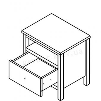 Тумба приліжкова KOM1S Чос foto 3