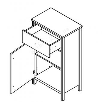 Тумба KOM1D1S/62 Чос foto 2