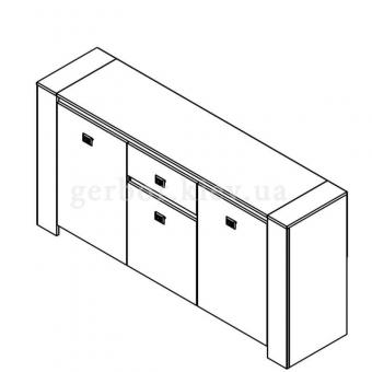 Комод KOM3D1S Шелбі foto 3