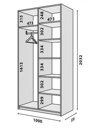 Модуль М-2 шафа Модус