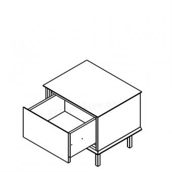 Тумба приліжкова KOM1S Хілс foto 2