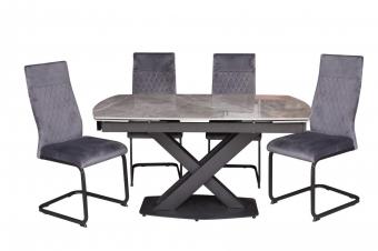 Стіл Lion DT-2306T Grey glossy foto 2