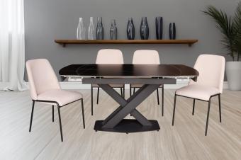 Стіл Lion DT-2306S Lauren black foto 2