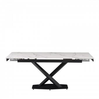 Стіл Sunrise DT-2305T Glossy ceramics white foto 4