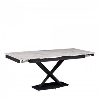 Стіл Sunrise DT-2305T Glossy ceramics white foto 3