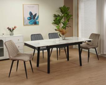 Стіл Ashwood DT2402-B white glossy