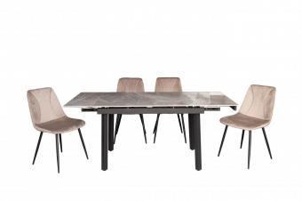 Стіл Ashwood DT2402-B Grey glossy foto 9