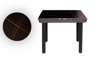 Стіл Ashwood DT2402 Lauren black foto 5