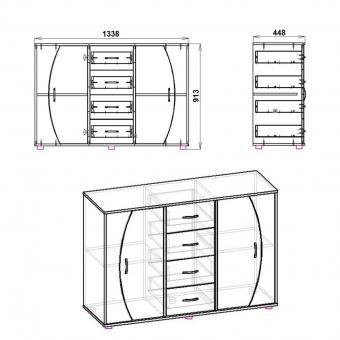 Комод-4-2-2 foto 8