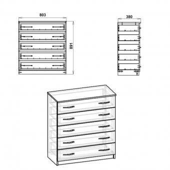 Комод-5П foto 7