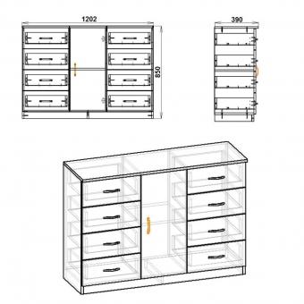 Комод-8+1 foto 7